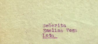 Carta dirigida a la Secretaria General de la filial del MEMCH en Lota, 1939. Archivo Mujeres y Géneros - Archivo Nacional.