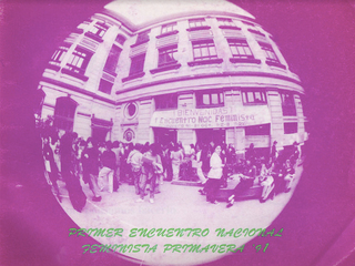 Libro "Primer Encuentro Nacional Feminista Valparaíso" (1991).