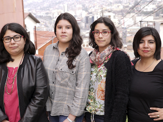 Andrea Robles, María Paz Vera, Karen Vargas y Claudia Montero.