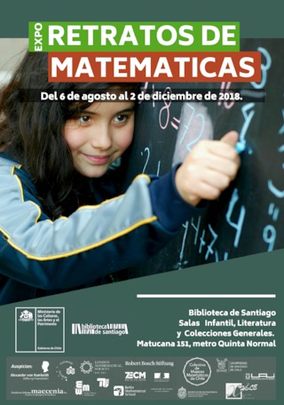 Afiche Exposición Retratos de Matemáticas